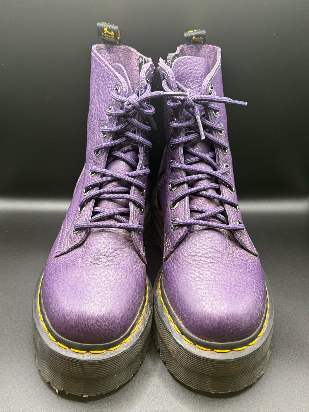 Doc Martens JADON III Pisa Leather Platform Boots - Picture 10 of 10
